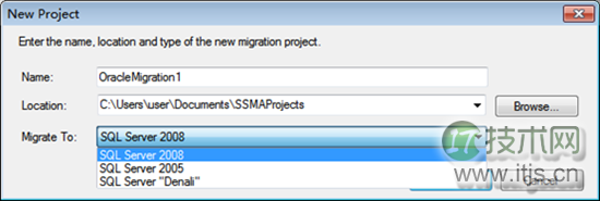 使用SSMA将Oracle数据库转成SQL Server 2008