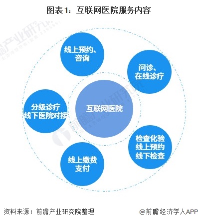 图表1：互联网医院服务内容
