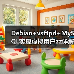 Debian+vsftpd+MySQL实现虚拟用户zz详解 Debian+vsftpd+MySQL实现虚拟用户zz详解