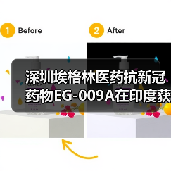 深圳埃格林医药抗新冠药物EG-009A在印度获批进入二期临床试验(图1) 深圳埃格林医药抗新冠药物EG-009A在印度获批进入二期临床试验(图1)
