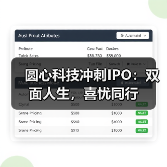 圆心科技冲刺IPO：双面人生，喜忧同行（图4）