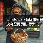 windows 7系统如何解决浏览网页时提示“只显示安全内容”?(图3) windows 7系统如何解决浏览网页时提示“只显示安全内容”?(图3)