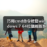 巧用cmd命令修复windows 7 64位旗舰版系统的七个步骤(图1) 巧用cmd命令修复windows 7 64位旗舰版系统的七个步骤(图1)