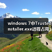 windows 7中TrustedInstaller.exe进程占用内存高该怎么解决?(图1) windows 7中TrustedInstaller.exe进程占用内存高该怎么解决?(图1)