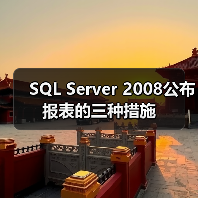 SQL Server 2008公布报表的三种措施（图1）