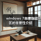 windows 7自建隐藏分区的重要性介绍(图2) windows 7自建隐藏分区的重要性介绍(图2)