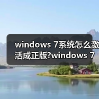 windows 7系统怎么激活成正版?windows 7激活工具下载及使用教程(图2) windows 7系统怎么激活成正版?windows 7激活工具下载及使用教程(图2)