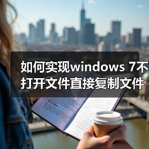 如何实现windows 7不打开文件直接复制文件里面的内容(图4) 如何实现windows 7不打开文件直接复制文件里面的内容(图4)