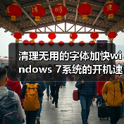 清理无用的字体加快windows 7系统的开机速度(图4) 清理无用的字体加快windows 7系统的开机速度(图4)