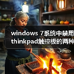 windows 7系统中禁用thinkpad触控板的两种方法（图2）