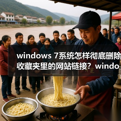 windows 7系统怎样彻底删除收藏夹里的网站链接？windows 7系统快（图2）