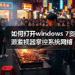 如何打开windows 7资源监视器掌控系统网络软件（图1）