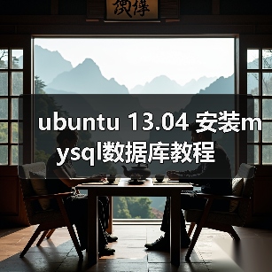ubuntu 13.04 安装mysql数据库教程（图1）