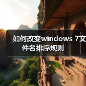 如何改变windows 7文件名排序规则（图1）