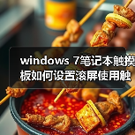 windows 7笔记本触摸板如何设置滚屏使用触摸屏进行滚屏（图3）