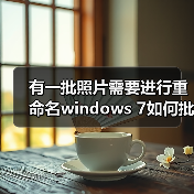 有一批照片需要进行重命名windows 7如何批量重命名照片（图1）