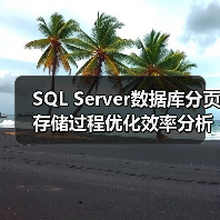 SQL Server数据库分页存储过程优化效率分析(图2) SQL Server数据库分页存储过程优化效率分析(图2)