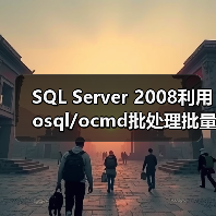 SQL Server 2008利用osql/ocmd批处理批量执行sql文件(图4) SQL Server 2008利用osql/ocmd批处理批量执行sql文件(图4)
