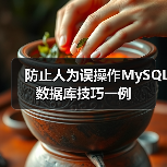 防止人为误操作MySQL数据库技巧一例(图2) 防止人为误操作MySQL数据库技巧一例(图2)