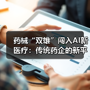 药械“双雄”闯入AI新医疗:传统药企的新平台转型(图1) 药械“双雄”闯入AI新医疗:传统药企的新平台转型(图1)