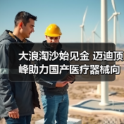 大浪淘沙始见金 迈迪顶峰助力国产医疗器械向高质量迈进(图1) 大浪淘沙始见金 迈迪顶峰助力国产医疗器械向高质量迈进(图1)