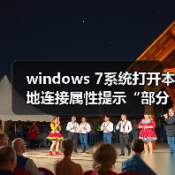 windows 7系统打开本地连接属性提示“部分控件被禁用”的故障分(图4) windows 7系统打开本地连接属性提示“部分控件被禁用”的故障分(图4)