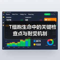 T细胞生命中的关键检查点与耐受机制（图3）