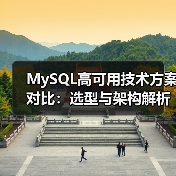MySQL高可用技术方案对比：选型与架构解析（图2）