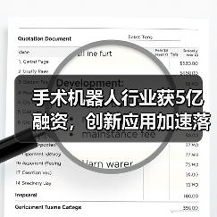 手术机器人行业获5亿融资，创新应用加速落地（图2）