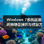 Windows 7系统崩溃判断硬盘损坏与修复方法(图1) Windows 7系统崩溃判断硬盘损坏与修复方法(图1)