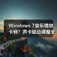 Windows 7音乐播放卡顿？声卡驱动调整全攻略（图4）