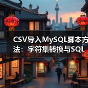 CSV导入MySQL脚本方法：字符集转换与SQL命令详解（图1）