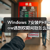 Windows 7安装PHPnow遇到权限问题怎么解决？（图2）