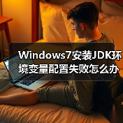 Windows7安装JDK环境变量配置失败怎么办？（图1）
