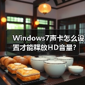 Windows7声卡怎么设置才能释放HD音量？（图1）
