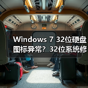 Windows 7 32位硬盘图标异常？32位系统修复方法（图2）