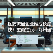 医药流通企业谁成长最快?重药控股、九州通等多指标领跑(图3) 医药流通企业谁成长最快?重药控股、九州通等多指标领跑(图3)