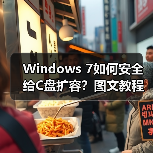 Windows 7如何安全给C盘扩容?图文教程教你无损调整分区(图4) Windows 7如何安全给C盘扩容?图文教程教你无损调整分区(图4)