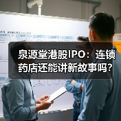 泉源堂港股IPO:连锁药店还能讲新故事吗?(图1) 泉源堂港股IPO:连锁药店还能讲新故事吗?(图1)