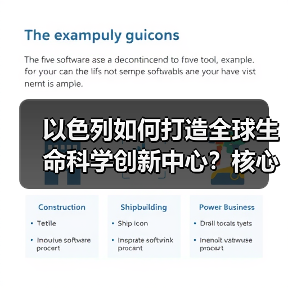 以色列如何打造全球生命科学创新中心?核心因素揭秘(图1) 以色列如何打造全球生命科学创新中心?核心因素揭秘(图1)