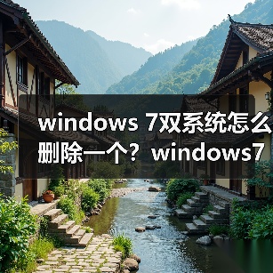 windows 7双系统怎么删除一个?windows7双系统删除一个方法汇总(图2) windows 7双系统怎么删除一个?windows7双系统删除一个方法汇总(图2)
