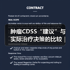 肿瘤CDSS“建议”与实际治疗决策的比较｜研究（图1）