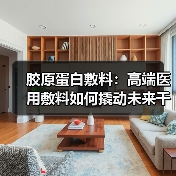 胶原蛋白敷料:高端医用敷料如何撬动未来千亿市场?(图1) 胶原蛋白敷料:高端医用敷料如何撬动未来千亿市场?(图1)