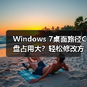 Windows 7桌面路径C盘占用大？轻松修改方法分享（图4）