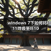windows 7下如何将IE11降级至IE10(图1) windows 7下如何将IE11降级至IE10(图1)