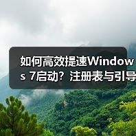 如何高效提速Windows 7启动？注册表与引导设置双管齐下（图2）