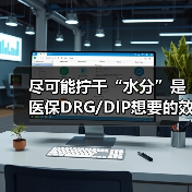 尽可能拧干“水分”是医保DRG/DIP想要的效果（图1）