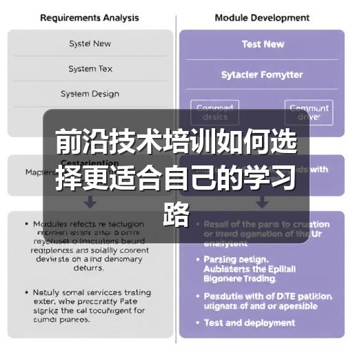 前沿技术培训如何选择更适合自己的学习路径