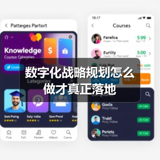 数字化战略规划怎么做才真正落地