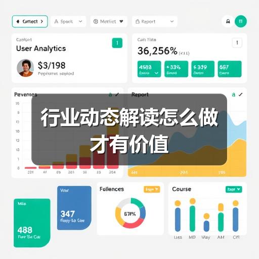 行业动态解读怎么做才有价值